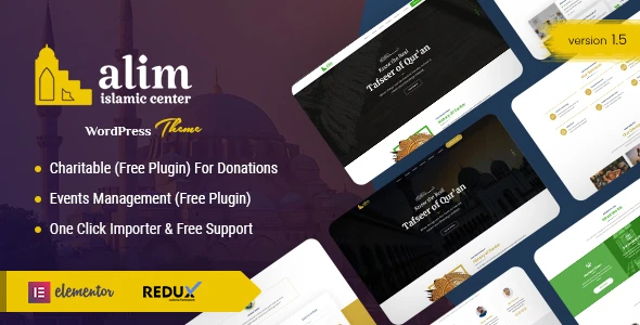 Alim – Islamic Institute & Mosque WordPress Theme + RTL